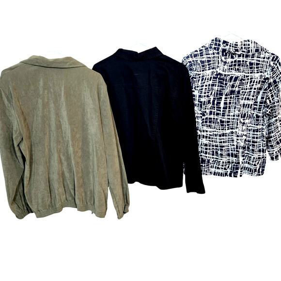 Women's XL 16 18 Jackets Coats Wholesale Bulk Lot of 3 Extra Large Tops Blazers - Picture 7 of 7